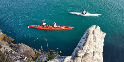 Kayak dans le Golfe du Morbihan