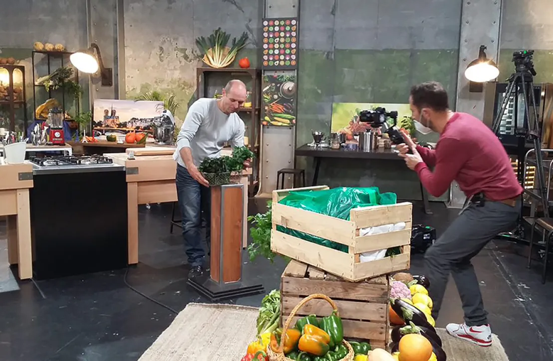 Sur le tournage d Top Chef et de l'émission sur le Cresson avec M6 et le Parc du Gatinais