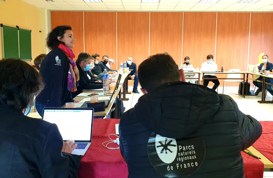 Groupe de travail en séminaire des directeurs de PNRs sept 21
