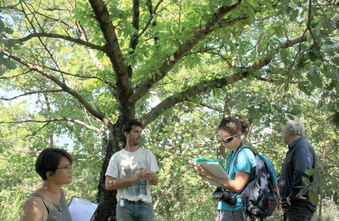 CONCOURS DES PRATIQUES AGRO-ECOLOGIQUES, Jury 2022 chez X.Goty PNR des Pyrénées catalanes
