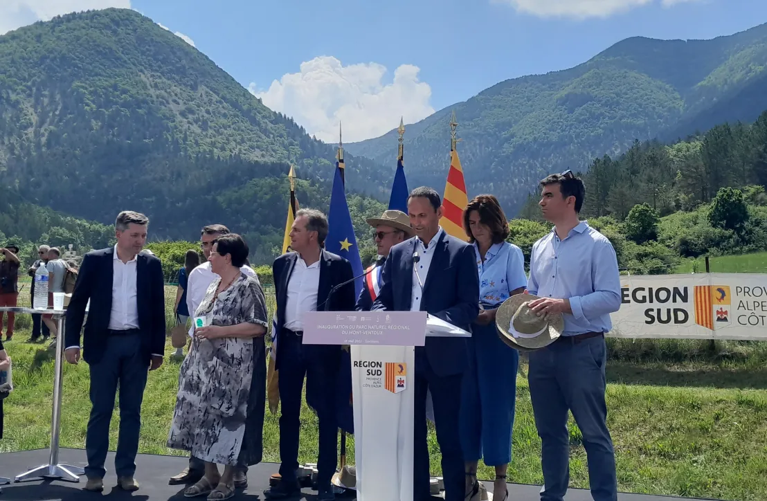 Inauguration du PNR du Mont-Ventoux 15 mai 2022