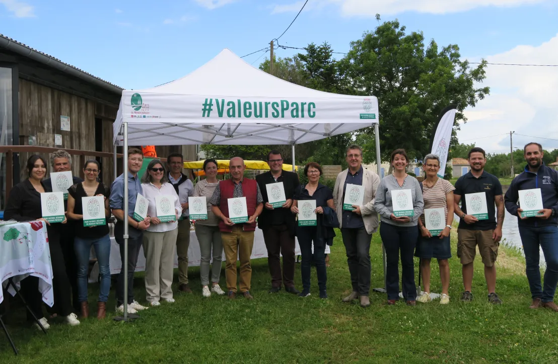 Prestataires touristiques présents lors de la conférence de presse pour le lancement de la saison dans le Marais poitevin