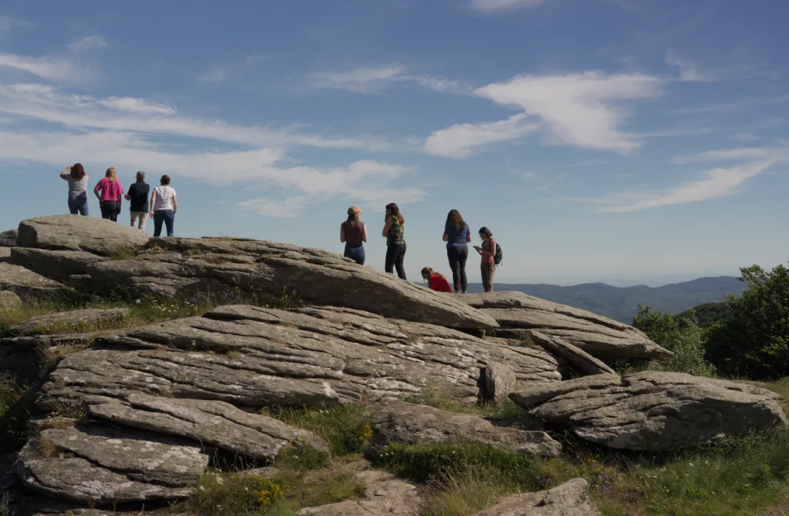 Acceil dans le Parc Haut Languedoc de la délégation méxicaine