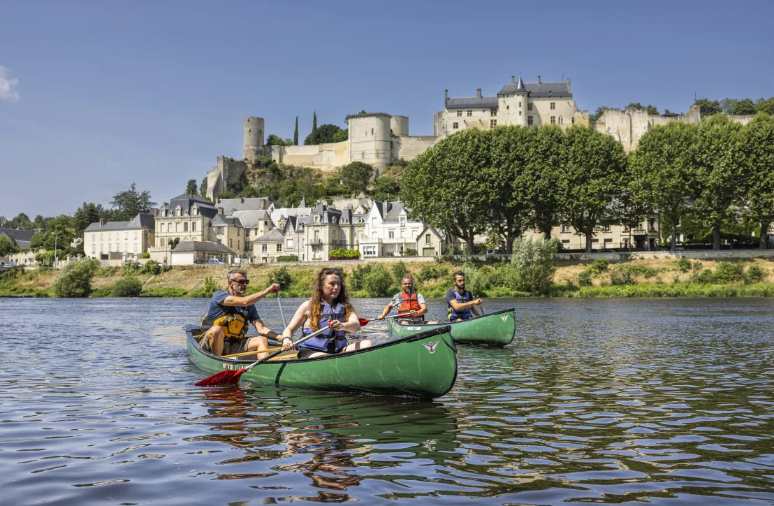 Canoës sur la Vienne