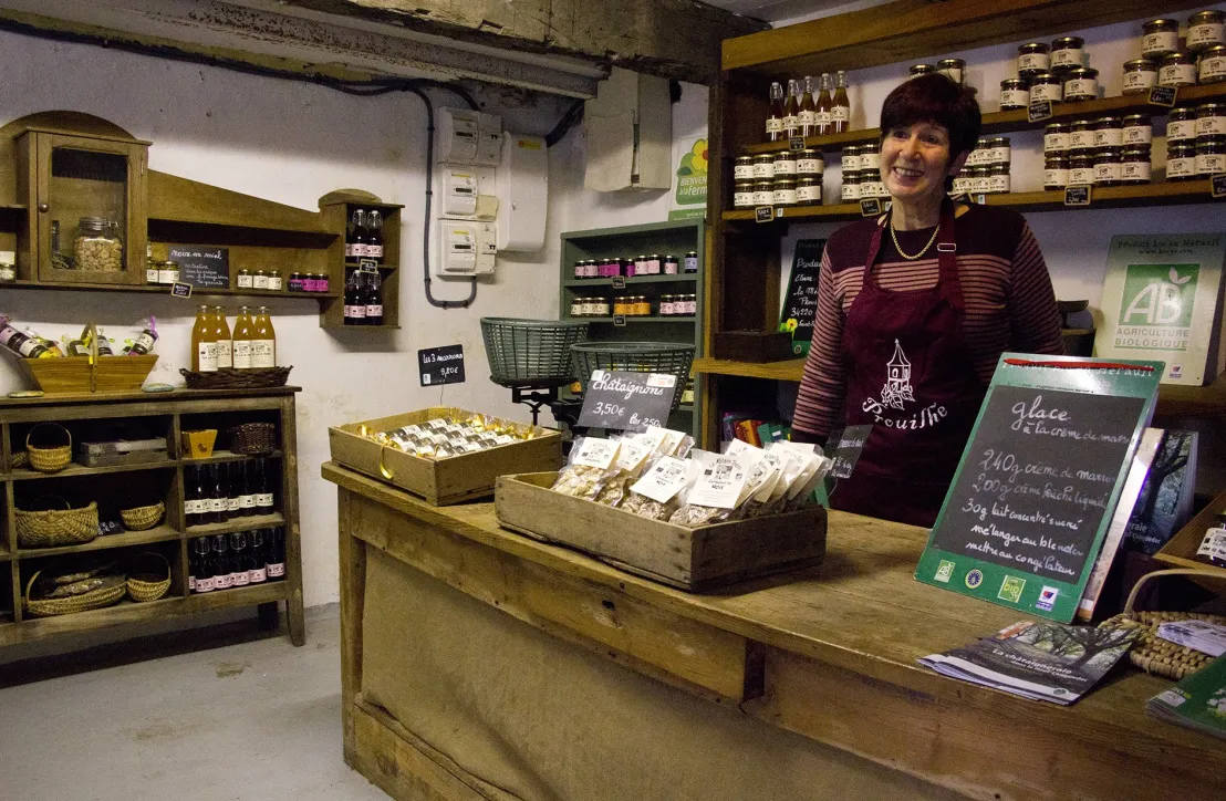 Produits à base de châtaigne Marque Parc, Métairie Basse, Courniou (34)