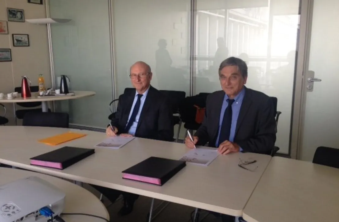 en présence de Pierre Weick, Directeur de la Fédération et Georges Lefebvre, Délégué Général