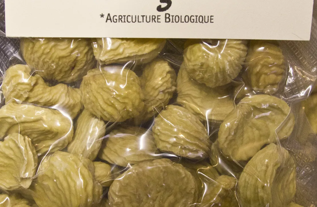 Châtaignons, produits Marqué Parc, la Métairie Basse, Courniou (34)