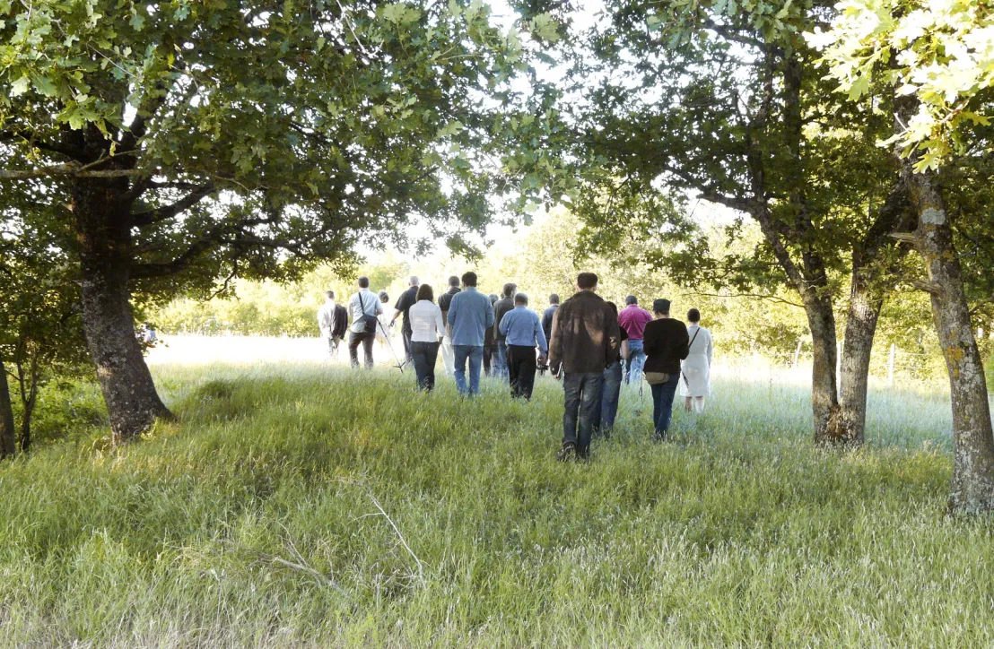 Visite de terrain dans le Parc de la Brenne