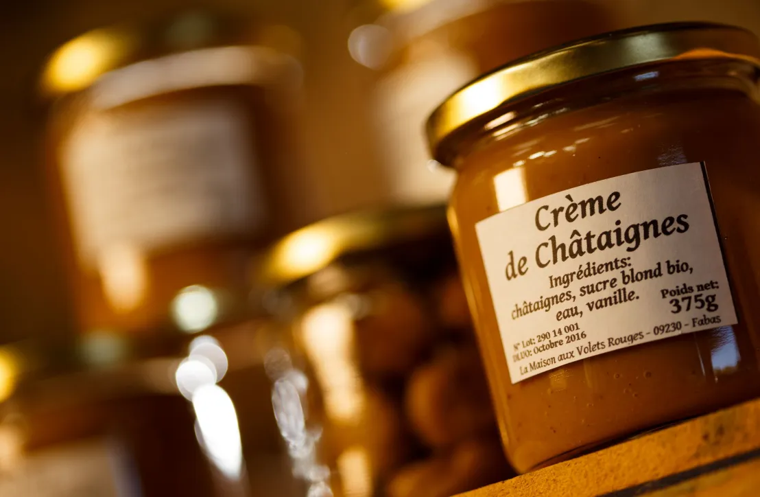 Crème de châtaigne du parc des Pyrénées Ariégeoises