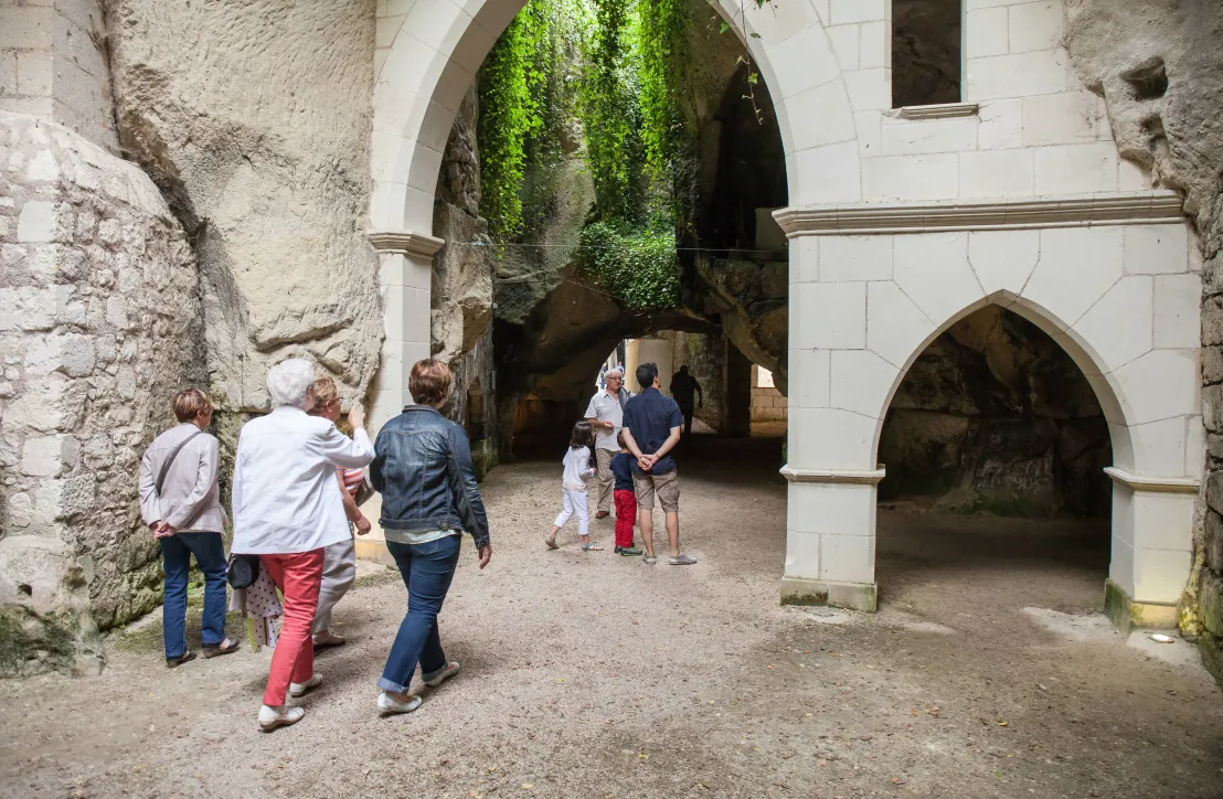 Visite des troglodytes de Souzay © Jérome Paressant
