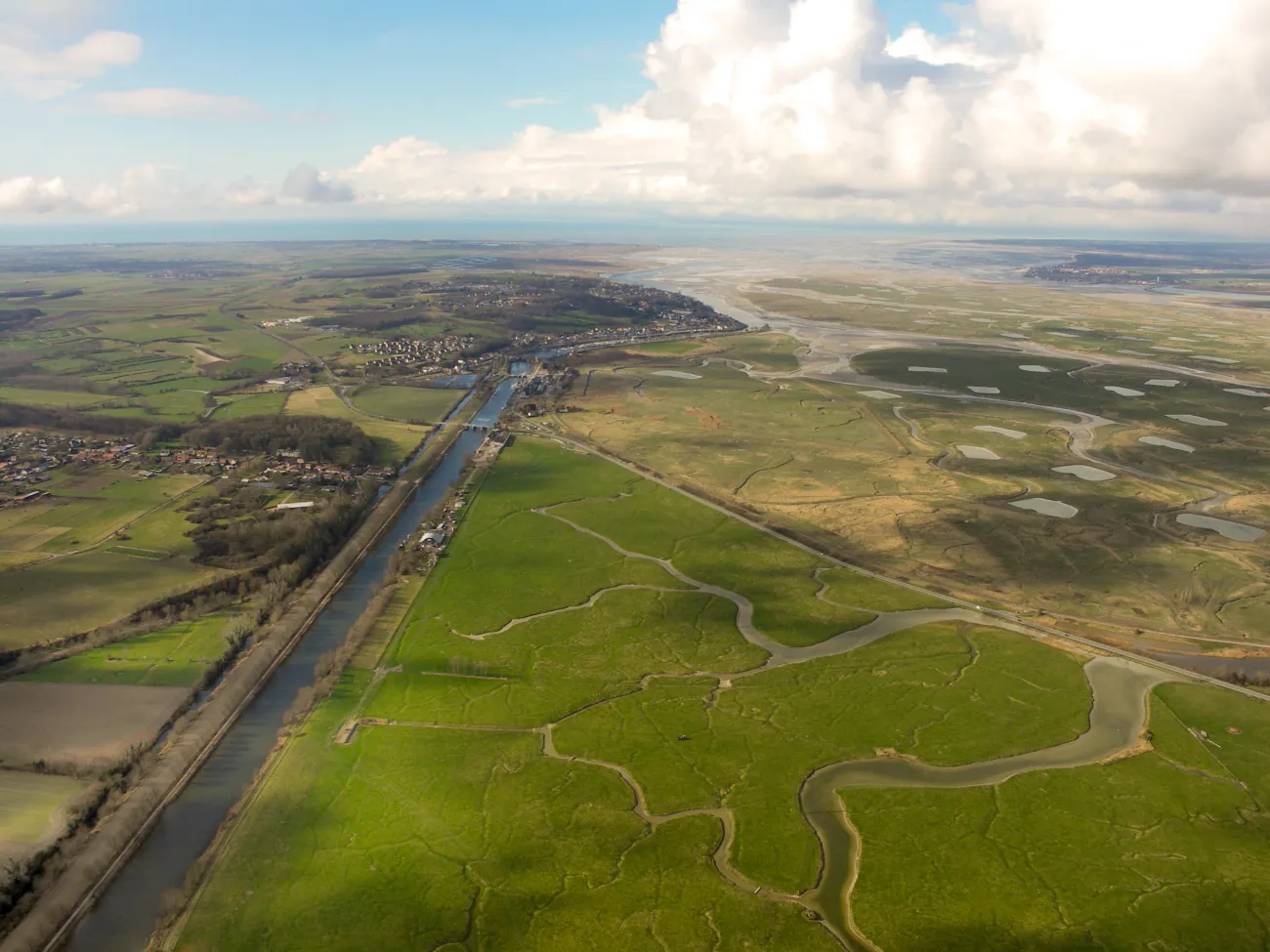 Vue PNR Baie de somme Picardie maritime