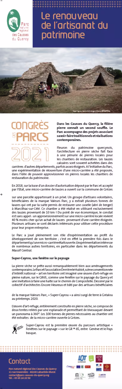 Le renouveau de l'artisanat du patrimoine
