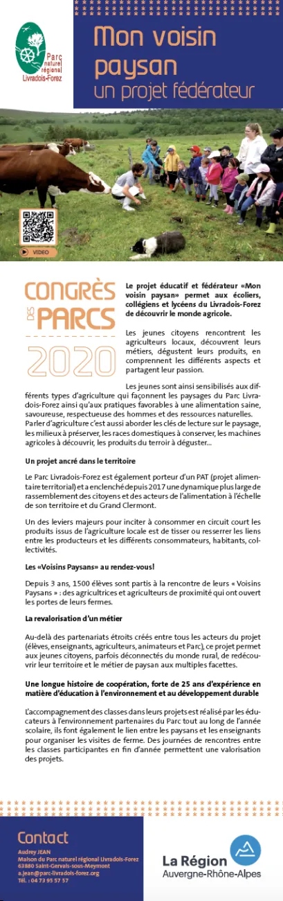 Mon voisin paysan un projet fédérateur