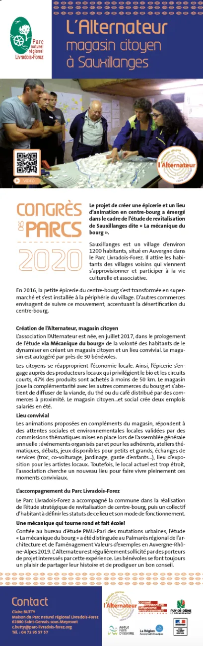 L’Alternateur magasin citoyen à Sauxillanges