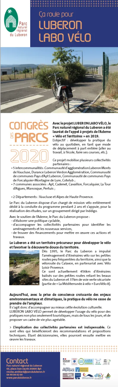 Ça roule pour LUBERON LABO VÉLO