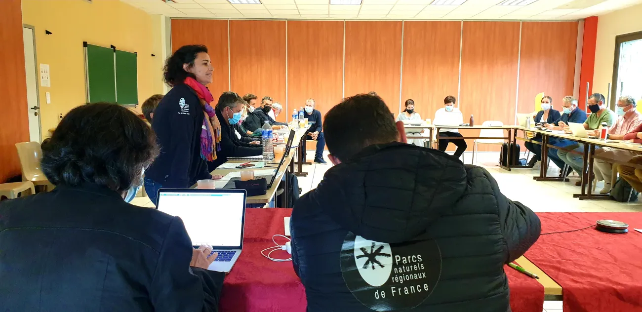 Groupe de travail en séminaire des directeurs de PNRs sept 21