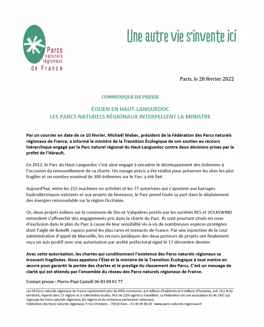 CP Eoline en Haut-languedoc
