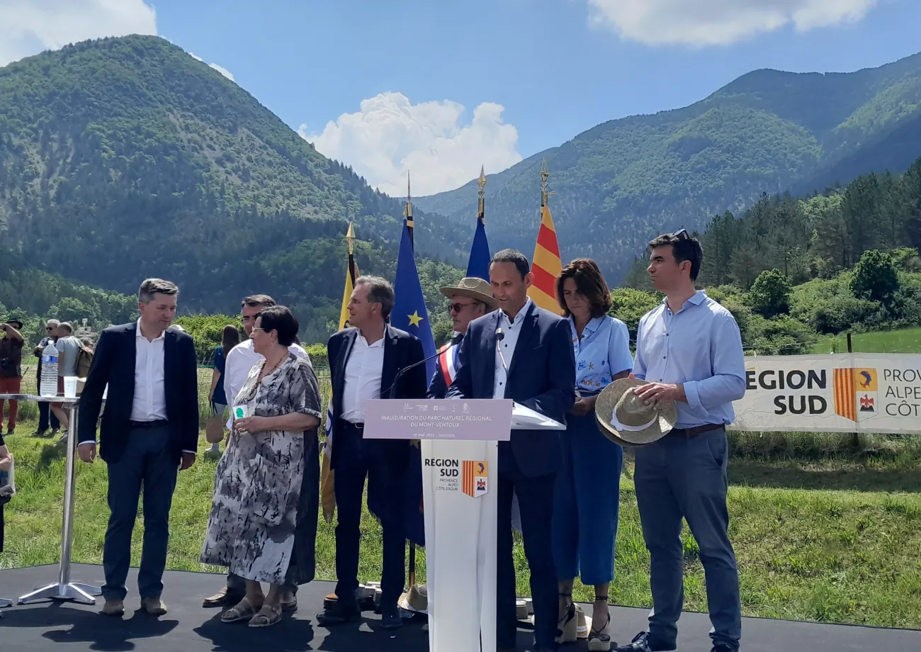 Inauguration du PNR du Mont-Ventoux 15 mai 2022