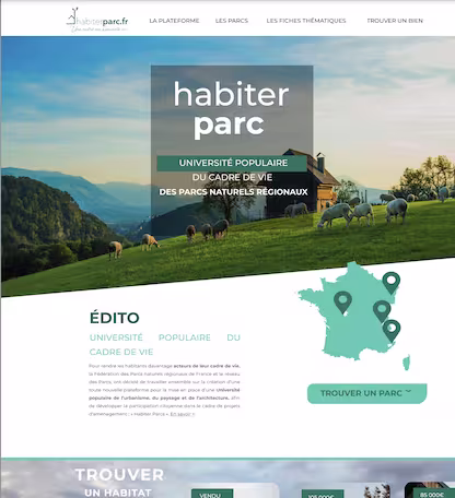 Du nouveau pour l'implication des habitants : le cadre de vie prend forme avec la plateforme "habiter-parc" !