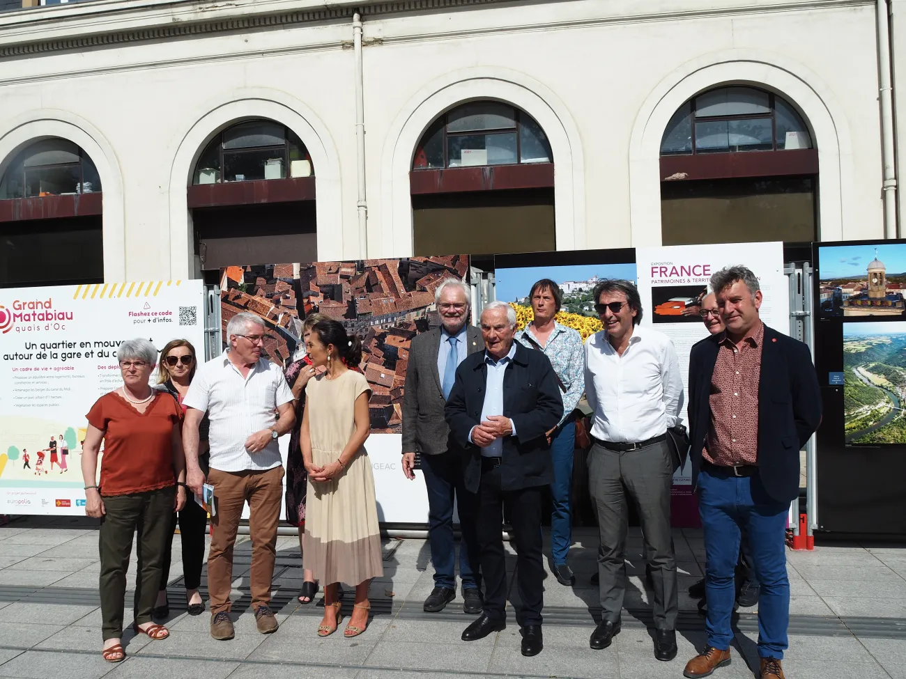 Vernissage de l'exposition photographique de France. Patrimoines & Territoires d’exception en gare de Toulouse Matabiau 19 mai 2022