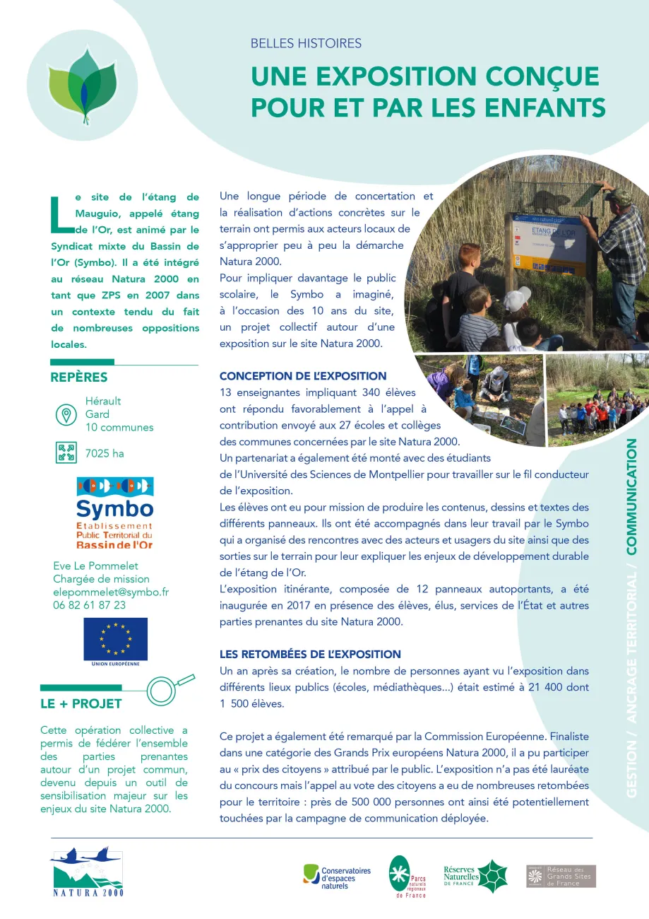 Aires Terrestres Éducatives : Les enfants acteurs de Natura 2000 dans les Maures