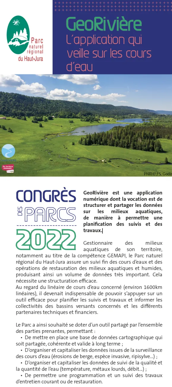 GeoRivière L’application qui veille sur les cours d’eau