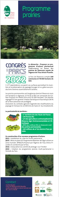Un programme pour maintenir les prairies permanentes