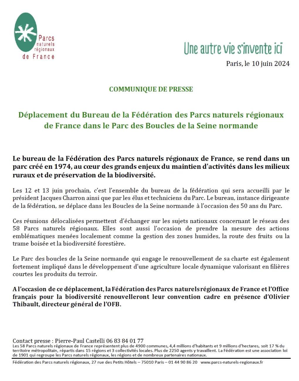 CP Déplacement bureau Boucles Seine Normande