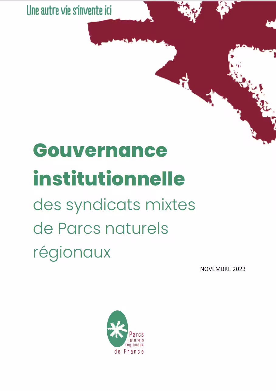 Gouvernance institutionnelle des syndicats mixtes de Parcs naturels régionaux