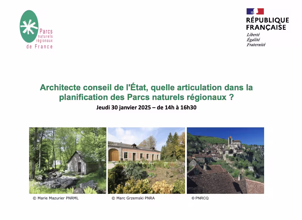 photo du programme webinaire 30 janvier 2025 ACE et PNR