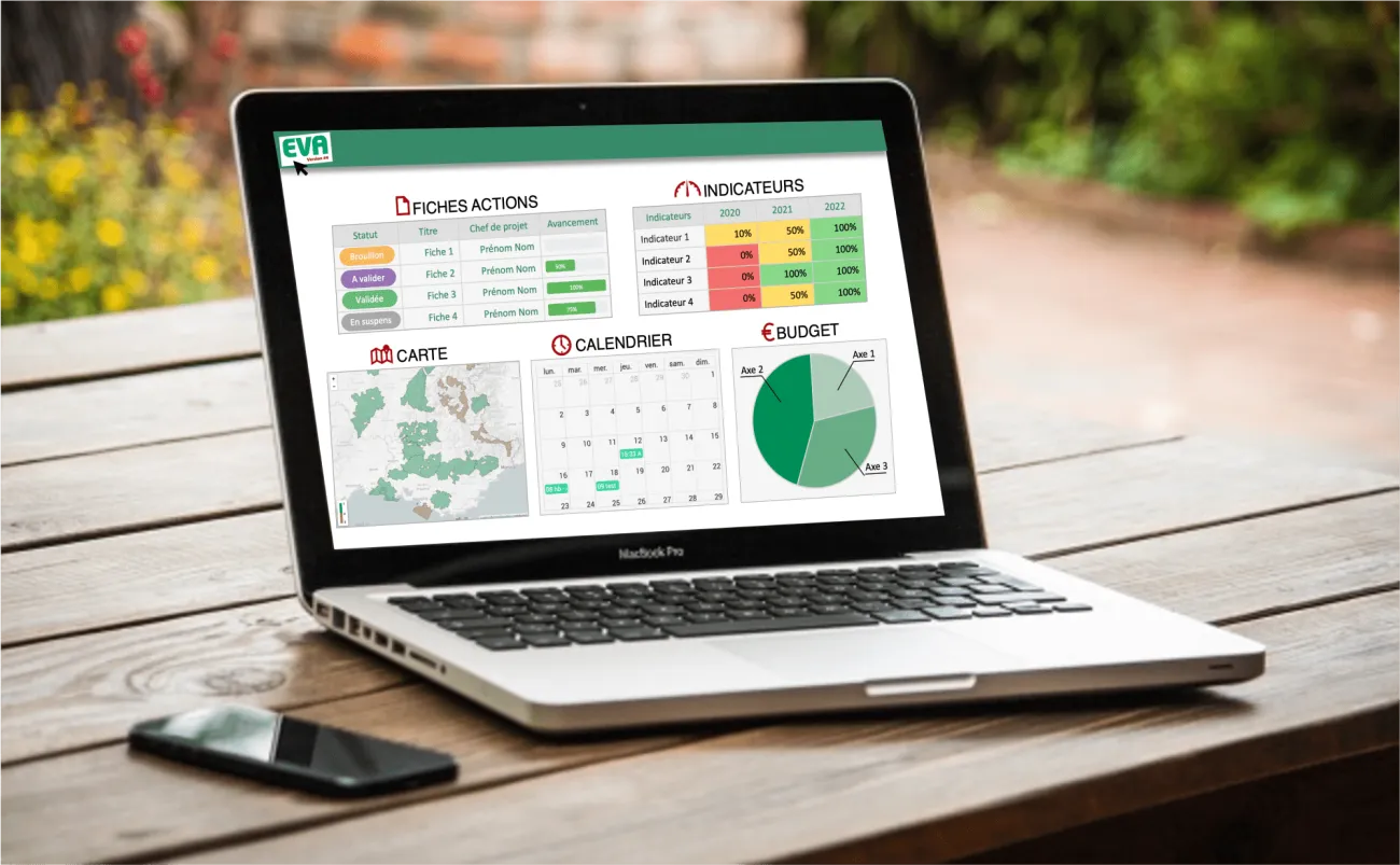Logiciel EVA - Logiciel de suivi pour la mise en oeuvre des chartes et plans de gestion des parcs naturels