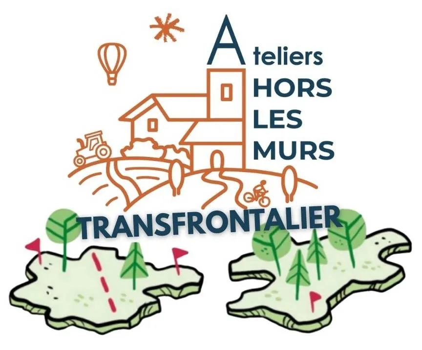 Logo ateliers hors les murs transfrontaliers