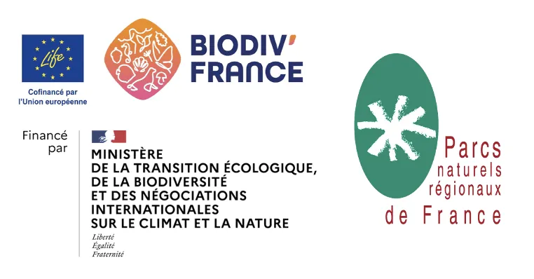 Logos LIFE BIODIV FRANCE MTE Fédé