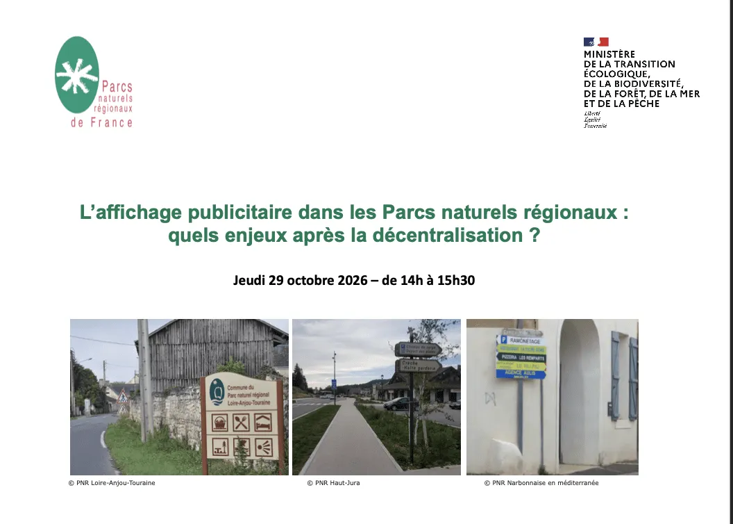 photo webinaire affichage publicitaire du 29 octobre 2026