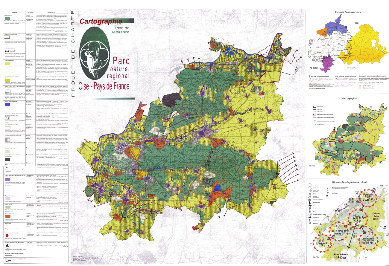 Parc naturel régional Oise Pays de France : Plan de référence du projet de charte