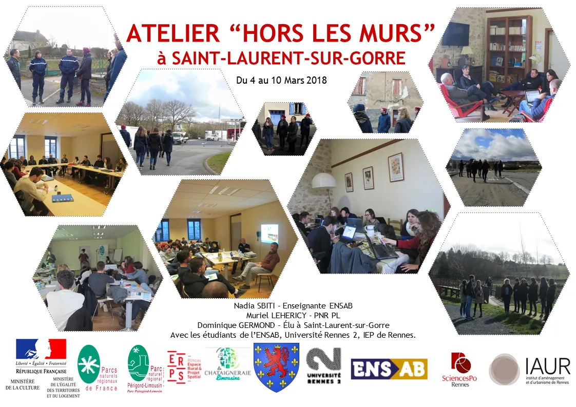 Atelier Hors les murs - Parc Périgord-Limousin - Valoriser le cadre de vie - 2018