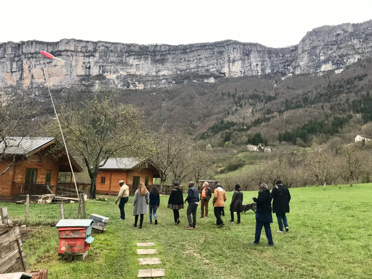 Accueil de la délégation camerounaise dans le PNR Vercors