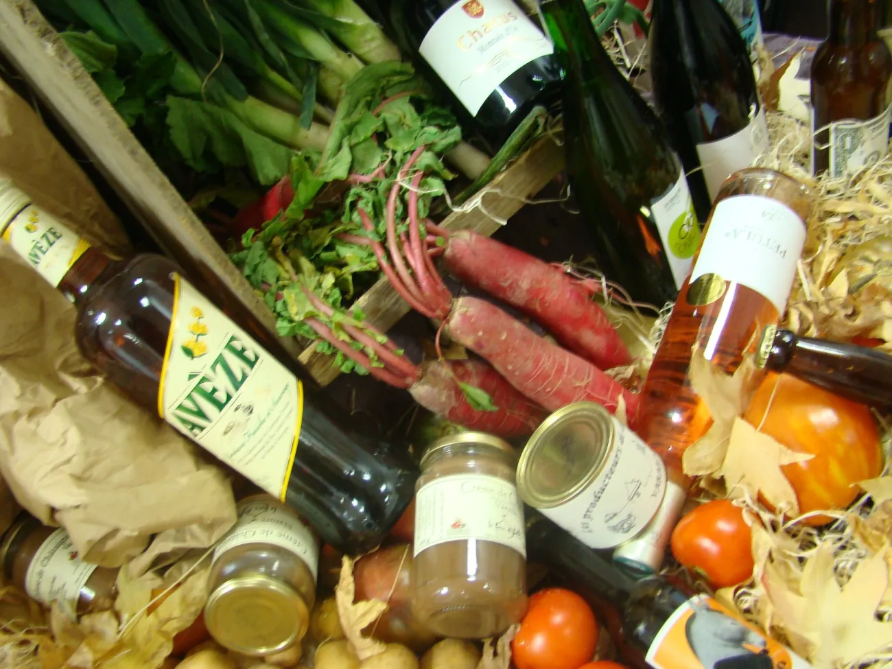 Buffet de produits des Parcs © N. Streib / FPNRF