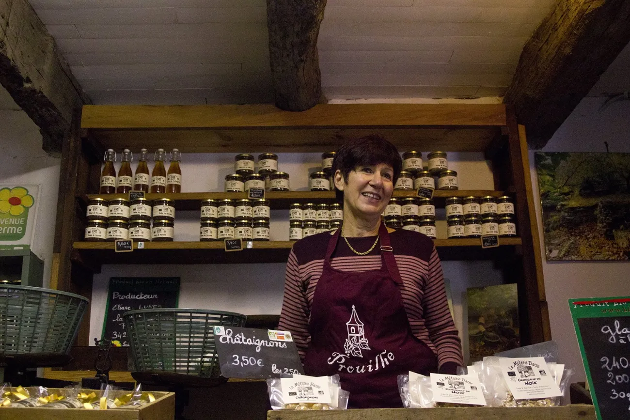 Produits à base de châtaigne Marque Parc, Métairie Basse, Courniou (34)