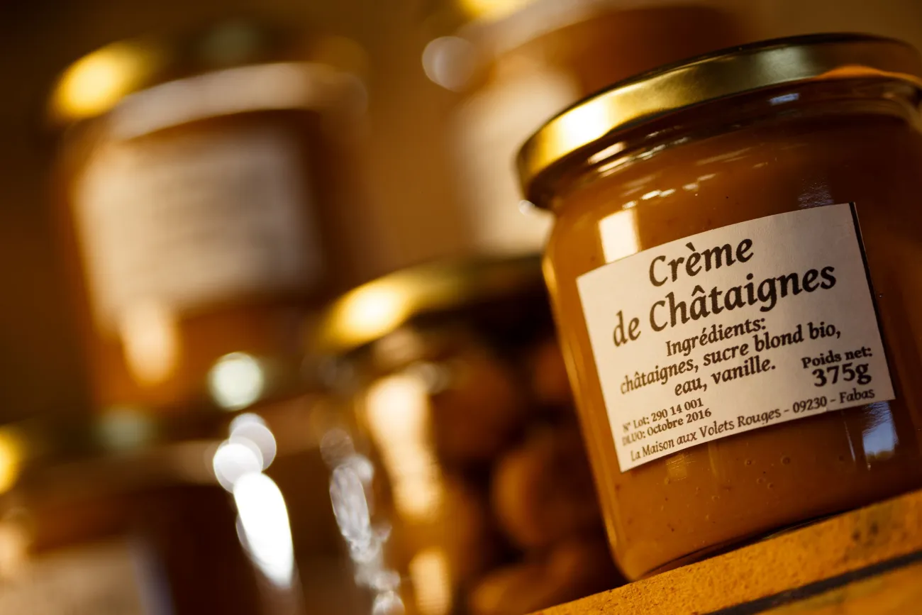 Crème de châtaigne du parc des Pyrénées Ariégeoises
