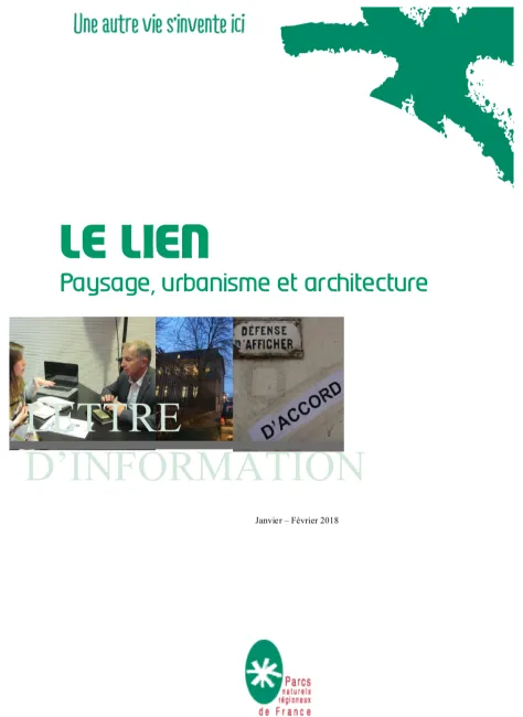 Le Lien paysage Urbanisme et Architecture - Janvier & Février 2018