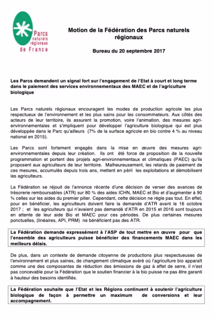 Mesure agro-environnementale et climatique