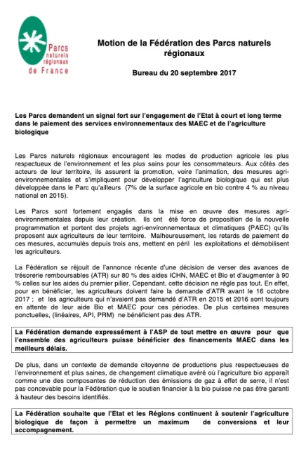 Mesure agro-environnementale et climatique