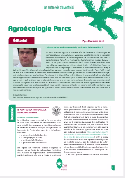 Lettre Agro-écologie n° 9