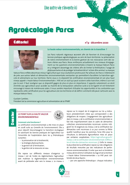 Lettre Agro-écologie n° 9