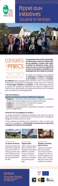 Appel aux initiatives : soutenir le territoire