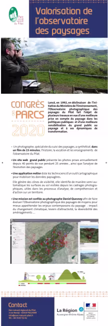 Valorisation de l’observatoire des paysages