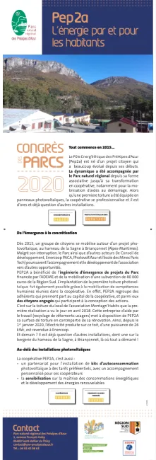 Pep2a L’énergie par et pour les habitants
