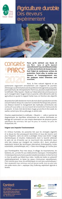 Agriculture durable Des éleveurs expérimentent