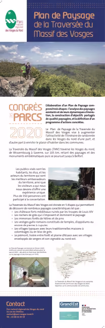 Plan de Paysage de la Traversée du Massif des Vosges